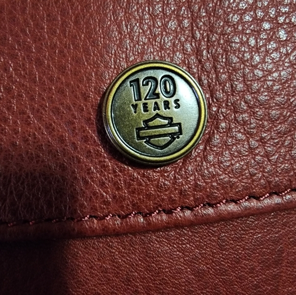 Harley-Davidson 120th Anniversary Collectors Edition Women's Leather Jacket - Picture 8 of 15